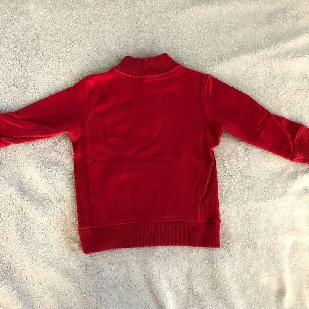 Baby Gap Mock Neck mid-Button Up Sweatshirt